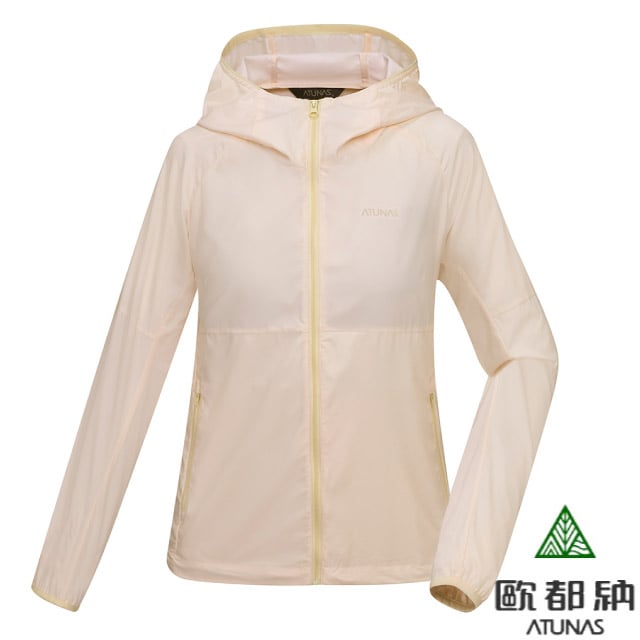防曬必備【歐都納 ATUNAS】女 蚊瘋不動驅蚊防曬涼感風衣外套/抗UV.輕量.防蚊.涼感/A1GA2403W 沙色✿30E010